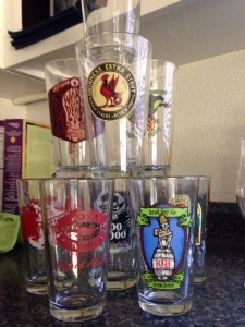 pint glasses