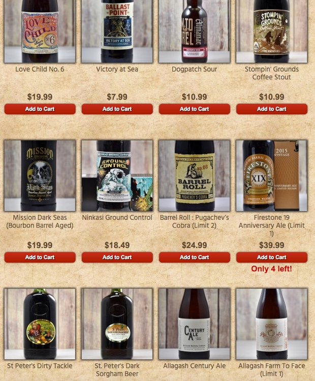 cbk beer selections