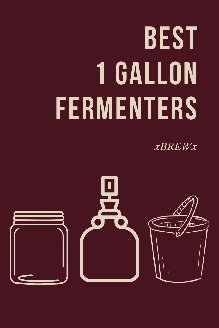If you want to brew a single gallon of beer, you're going to need a one gallon fermenter. There are fewer choices than the five gallon versions, but you still have a couple of options to choose from. #homebrewing #beer #craftbeer #fermenter