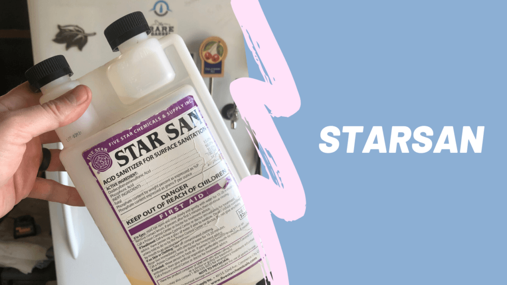 Starsan sanitizer from from FiveStar brands